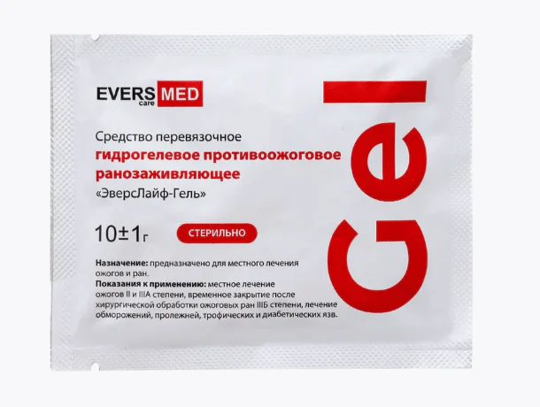 Anti-burn and wound recovery agent Evers Life-Gel EversMed