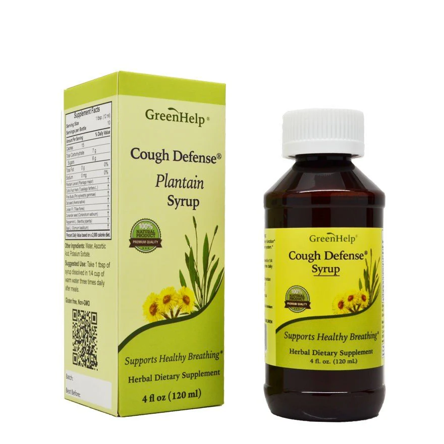 Throat Irritation Defense Plantain syrup 120 ml