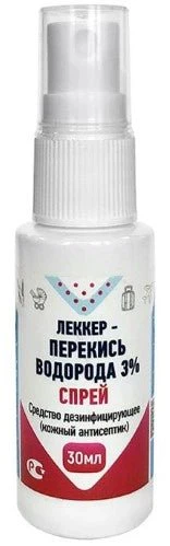 Hydrogen Peroxide Lekker 3% spray 30 ml